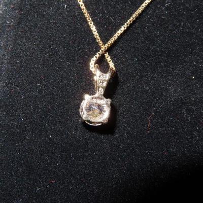 925 Solitare Necklace