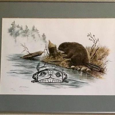 Sue Coleman Beaver Signed Lithograph