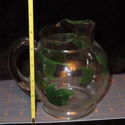 SMALL Pitcher with Leaves