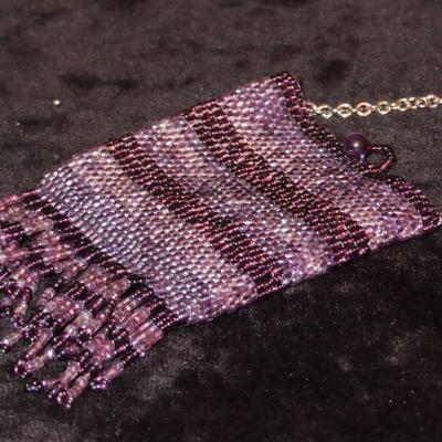 Hand Beaded Neck Pouch