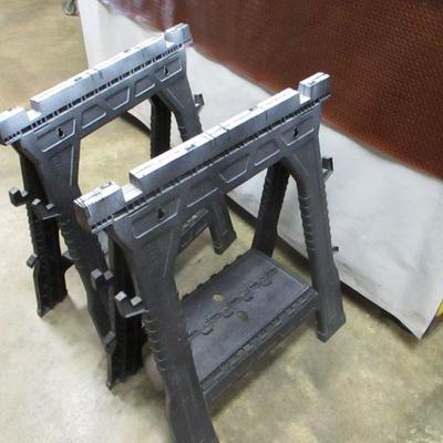 Lot 103 - Pair Of Sawhorses
