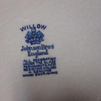 Lot 112 - Blue & White China - Johnson Brothers - Woods Ware 