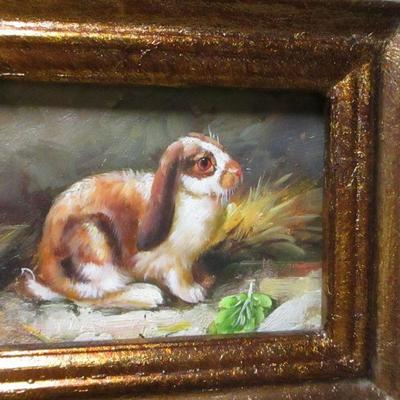 Lot 113 - Framed Bunny Rabbit Pictures
