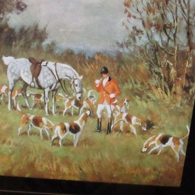 Lot 114 - Framed Hunting Pictures