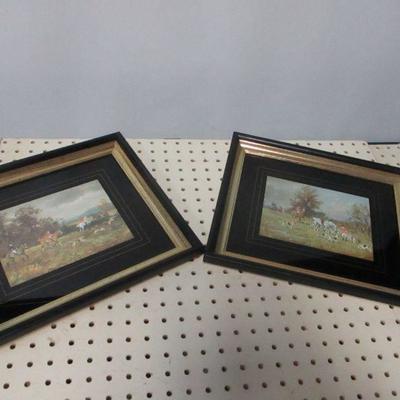 Lot 114 - Framed Hunting Pictures