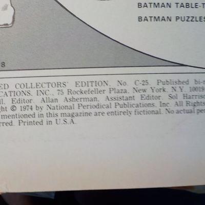" Limited Collectors edition 6 full stories" " Batman"