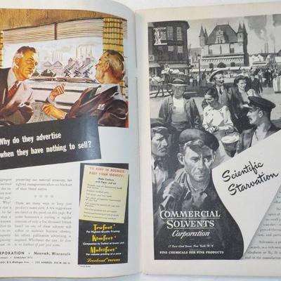 ' Real Issue of Newsweek 1943 WW2 story Of Hitler's Rein of Terror".