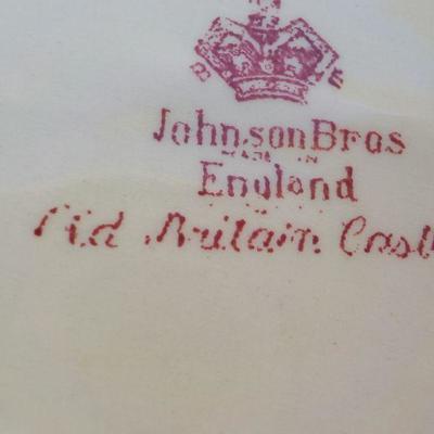 4 Candy Dishes " Old British Castles/ Johnson Bros.".