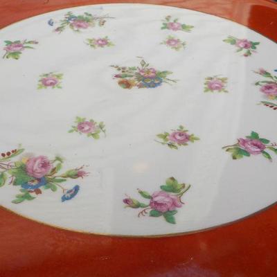 " vintage Japanese Cake serving dish and server".