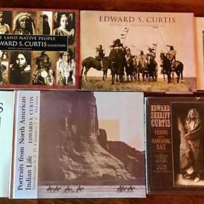 Lot of Seven Edward Sheriff Curtis Photography Books