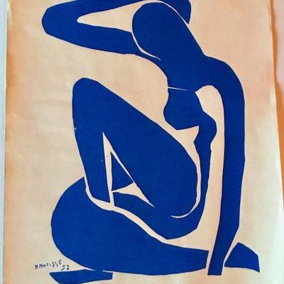 Henri Matisse Nu Bleu Lithograph