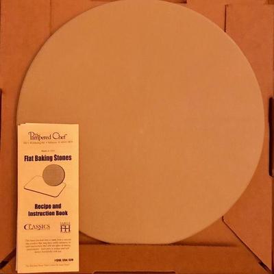 Pampered Chef Large Round Baking Stone New In Box