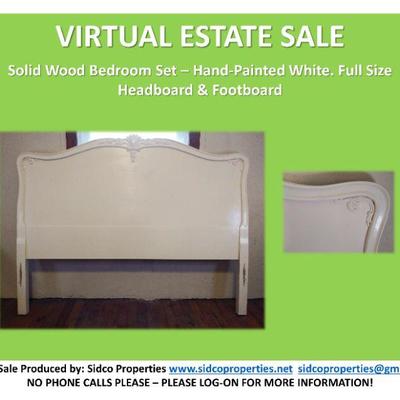 White Head & Foot Boards, Full Size