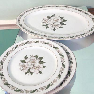 Royal Jackson Platter with 2 matching plates