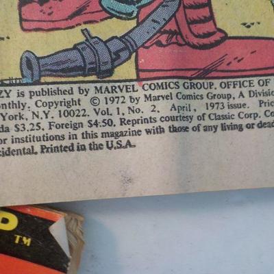 4 Great eary comic's "Fanastis  Four, Challengers Unknown, Crazy, Losers.