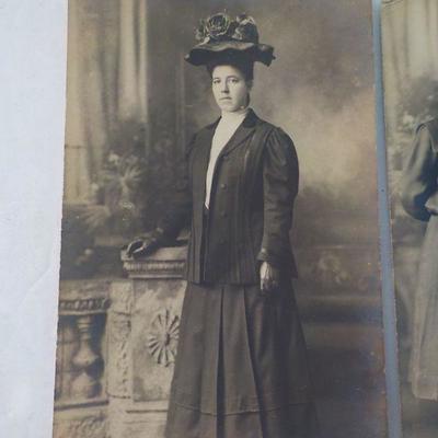 4 - Photo's of 1900's ladies, Original pictures.