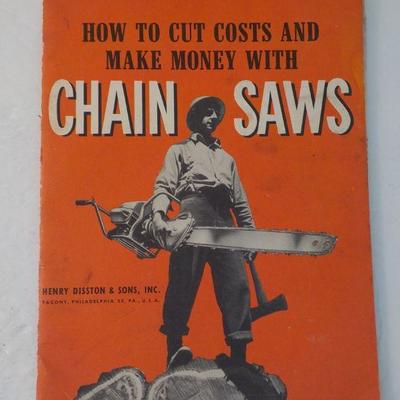 1940's Book for Chair Saws " how to make money using chains.