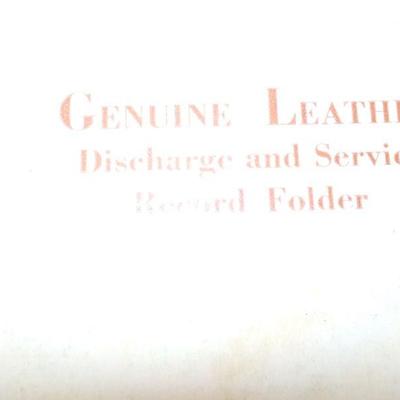 Leather holding case for WW2 service personnel.
