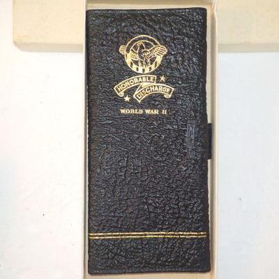 Leather holding case for WW2 service personnel.