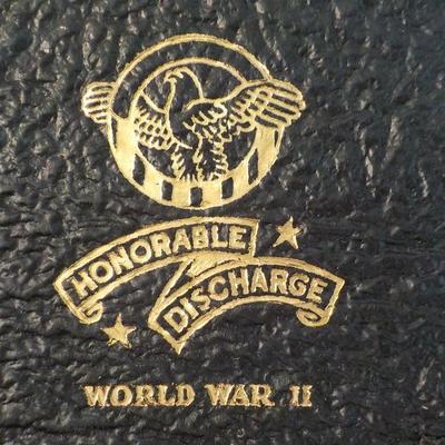 Leather holding case for WW2 service personnel.