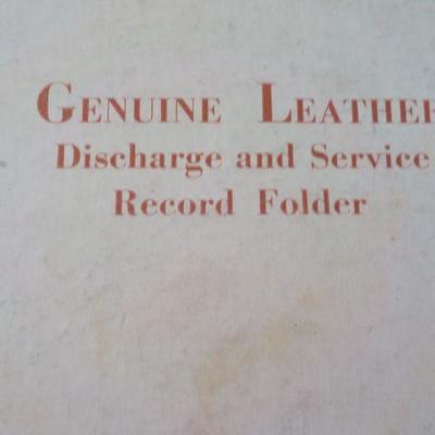 Leather holding case for WW2 service personnel.