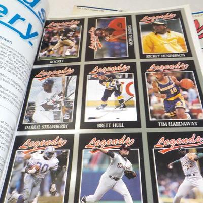 Full Magazines of Legends, Bo Jackson and Michael Jordan.