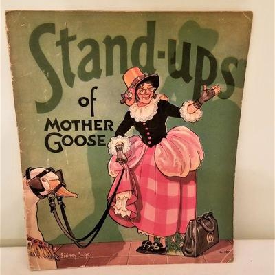 Lot #170  Standups of Mother Goose - 1934 - uncut - scarce