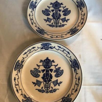 Lot #67 Pair of  Antique L Strauss & Son Plates 