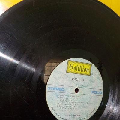 Original "Woodstock" -3 record LP and cover .