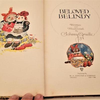 Lot #179  BELOVED BELINDY - 1st Edition 1926.  Nice Copy
