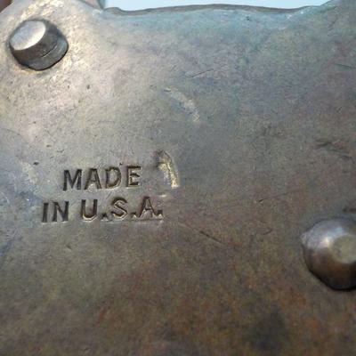 Antique " Six Levers" Brass lock and Key.