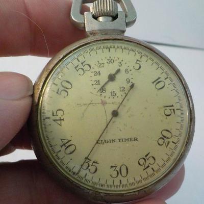 " Vintage High performance Aircraft Elgin stop watch.