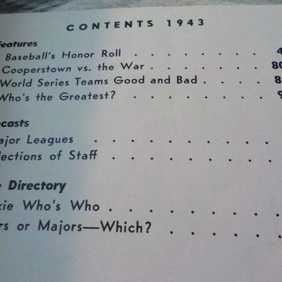 2- " Street and Smithe Baseball Year Books 1942 and 43"