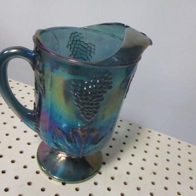 Lot 146 - Multi Colored Glass Pitcher 