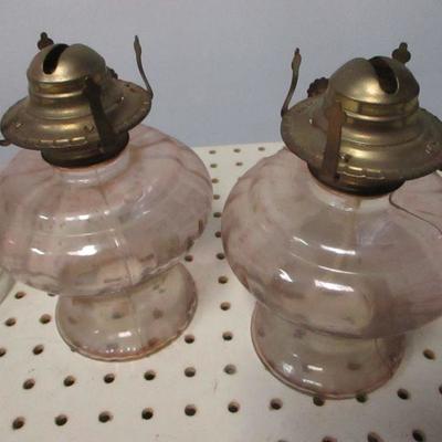 Lot 147 - Hurricane Lamps