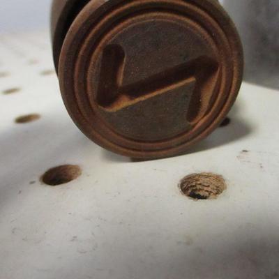 Lot 152 - T R Hall Burlington  Star Butter Press Mold Aluminum