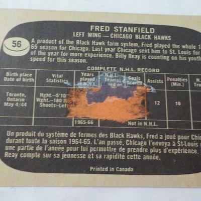 " Fred Stanfield" Rookie Cards.