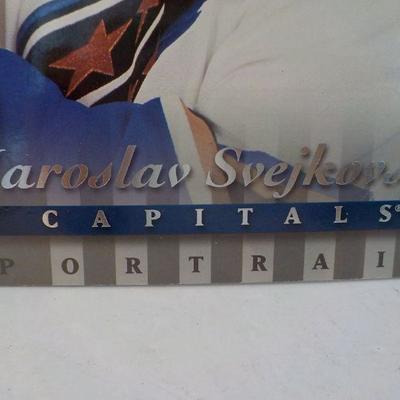 Donruss 97 Hockey hero's John LeClair and Jaroslav Svcjkovsky