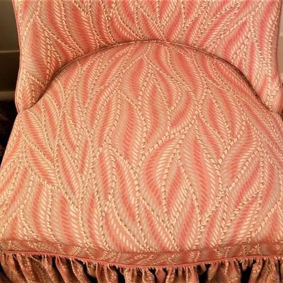 Lot #187  Pair of Vintage Upholstered Side Chairs