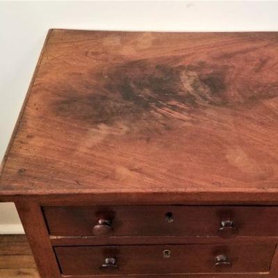 Lot #189  Antique 2 drawer side table - 19th century