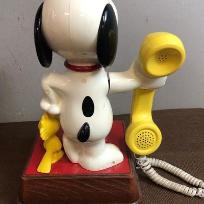 #1 The Snoopy and Woodstock Phone C.1976 Working 