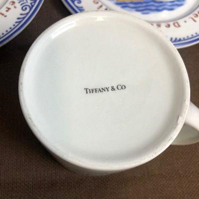#26 TIFFANY - 4 Plates and 2 CUPS 