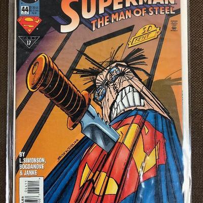 #38 DC Comics SUPERMAN The Man of Steel #44 May 