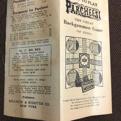 #53 PARCHEESI Travel Game 