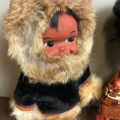 #74 Inuit and Native American Dolls