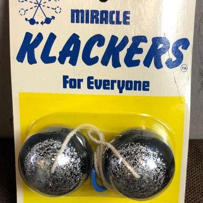 #77 Miracle Klackers - Blue with Silver NEW