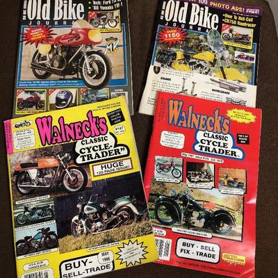 #90 (4) Vintage Motorcycle Magazines 