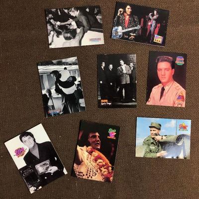 #92 Elvis Presley Trading Cards (8) 