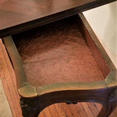 Lot #205  Antique Game/Card Table - 19th Century