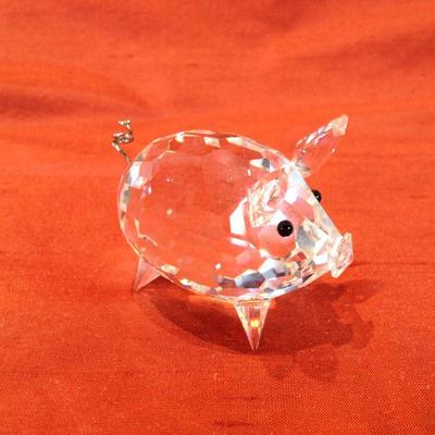 Swarovski Crystal Pig